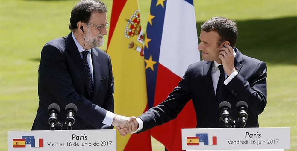 Mariano-Rajoy-Francia-Emmanuel-Macron_1036106616_8127532_1020x574