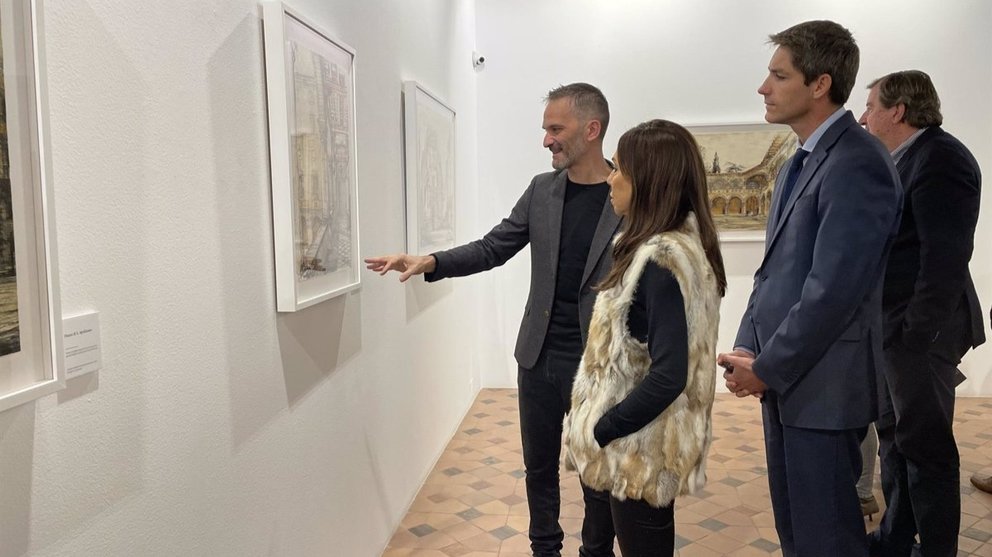 La Aljafería acoge una exposición del arquitecto polaco Henryk Dabrowski con obras de la embajada española en Roma. (EP)