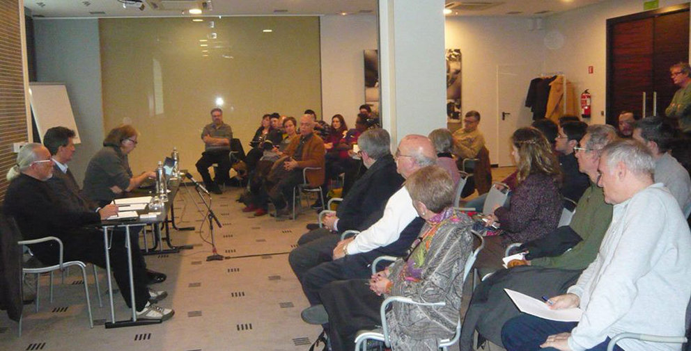 Imagen de archivo de la Asamblea celebrada en el año 2015 en Barcelona.