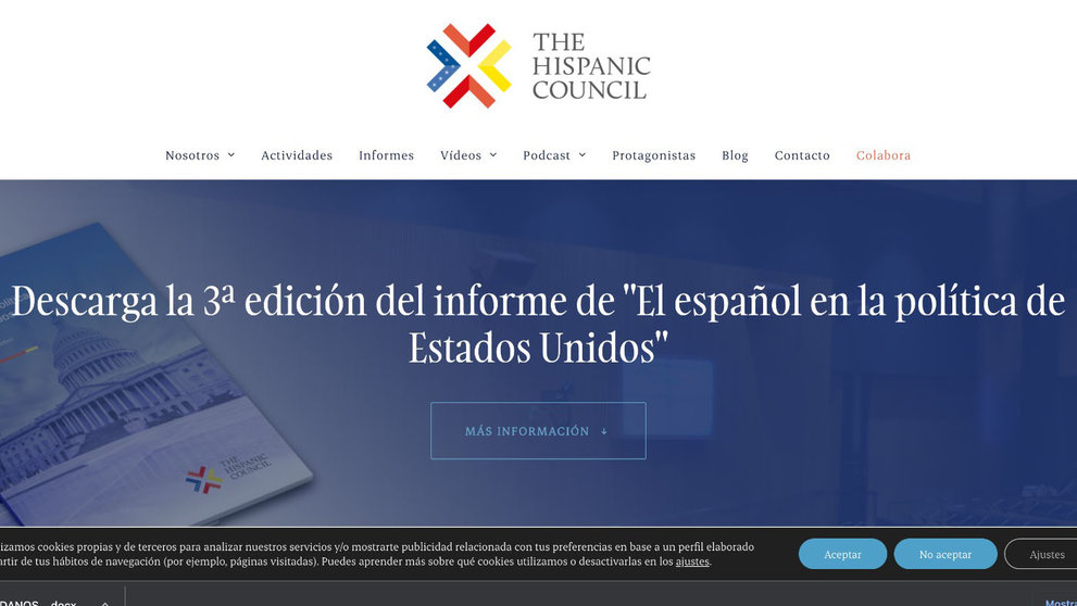 The Hispanic Council web