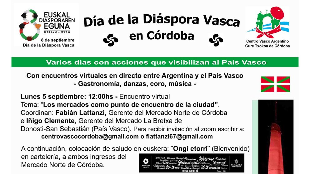 País Vasco Flyer Diáspora 2022