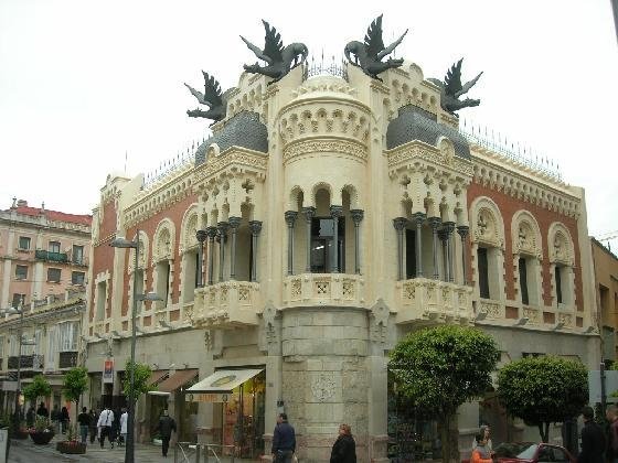 Casa de los Dragones, en Ceuta.