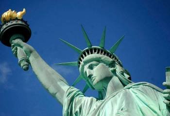 Detalle de la estatua de la libertad en Nueva York (Foto: EFE)