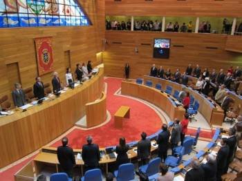 Imagen de un pleno en el Parlamento gallego. (Foto: ARCHIVO)