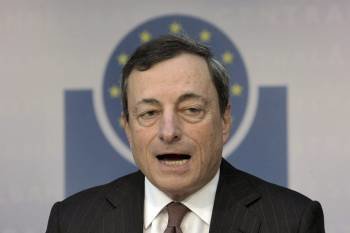 El presidente del Banco Central Europeo, Mario Draghi. (Foto: F. V.  ERICHSEN)