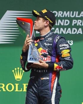 El alemán Sebastian Vettel (Red Bull)
