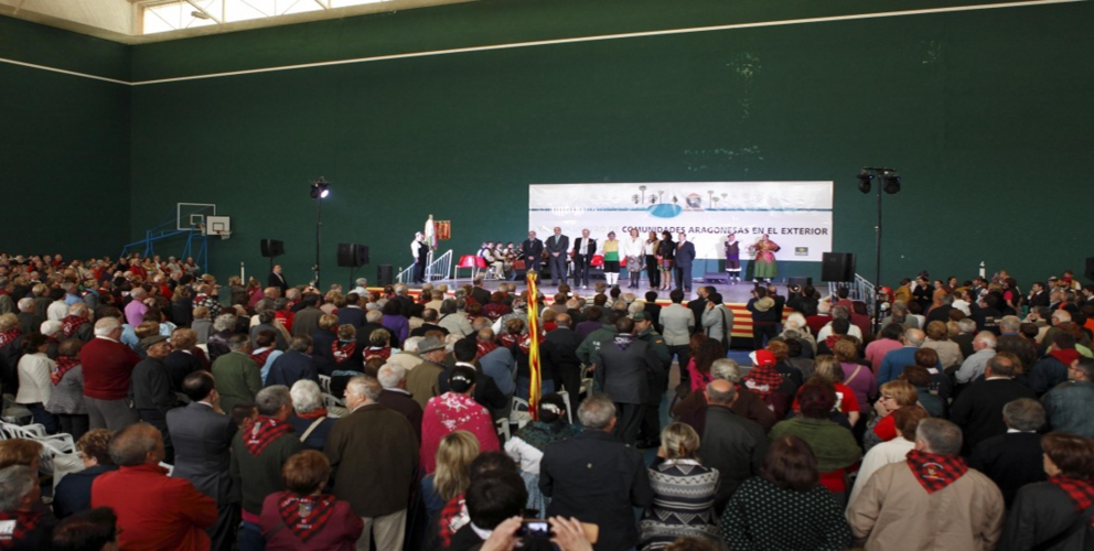 Un momento del XXXVI Encuentro de Aragoneses en el Exterior.