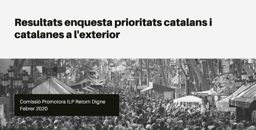 Cataluña Encuesta web