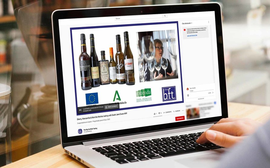 Andalucía Extenda Cata vino online web
