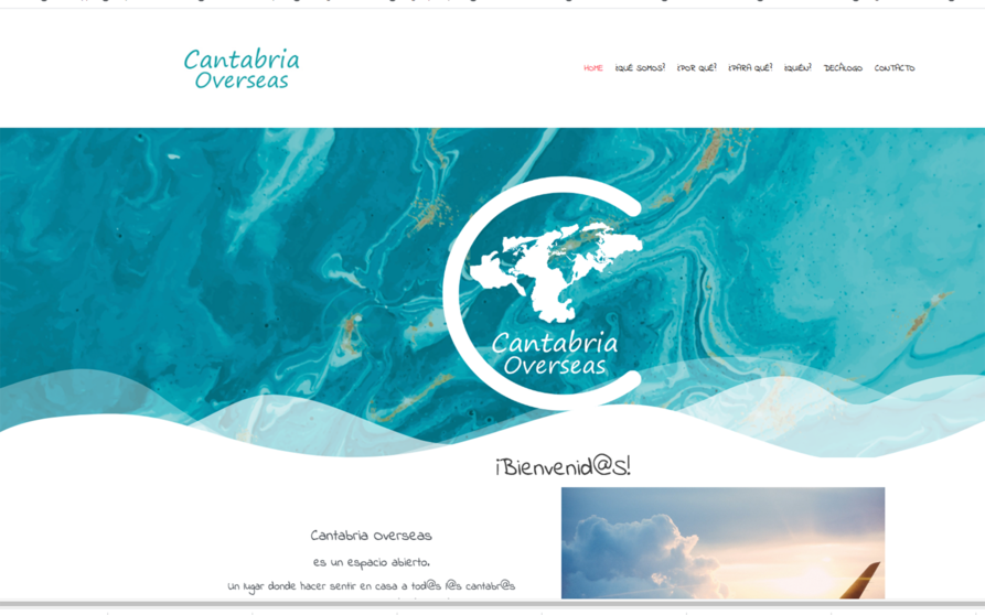Cantabria Overseas web