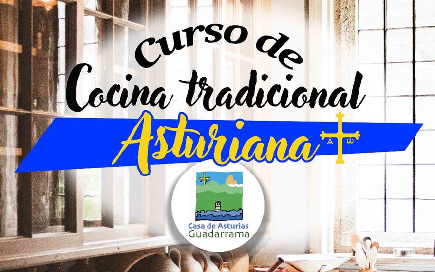 Asturias - Guadarrma Cartel Curso cocina tradicional web