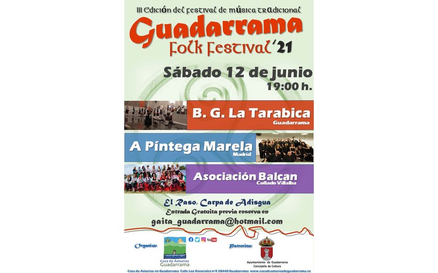 Asturias III Guadarrama Folk Festival web