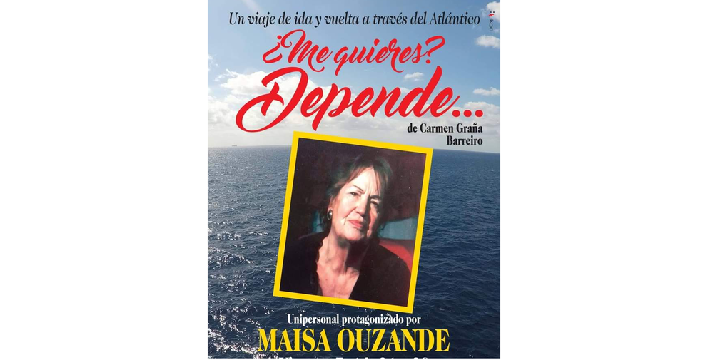 Maisa Ouzande. Affiche de su obra, puesta en Buenos Aires y en España web