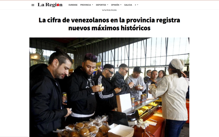 Venezolanos en Ourense