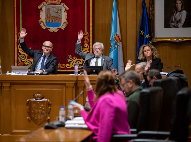  Pleno na Deputación de Ourense.<br>Foto: Xesús Fariñas 