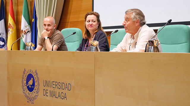 Manuel López Villegas, Miriam López y Miguel Alba web