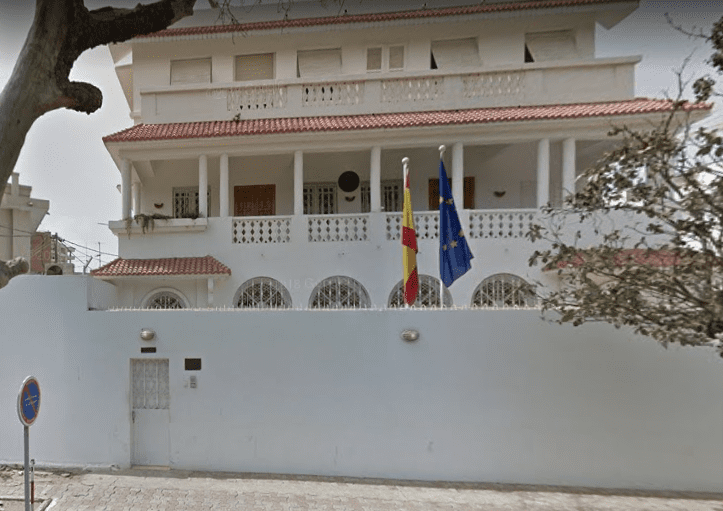 En la imagen la embajada de España en Senegal.