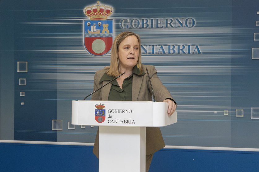 La consejera de Presidencia, Justicia, Seguridad y Simplificación Administrativa, Isabel Urrutia.