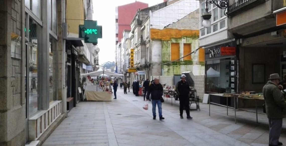 Imagen de las calles de O Carballiño, que cuenta con vecinos de 55 nacionalidades diferentes